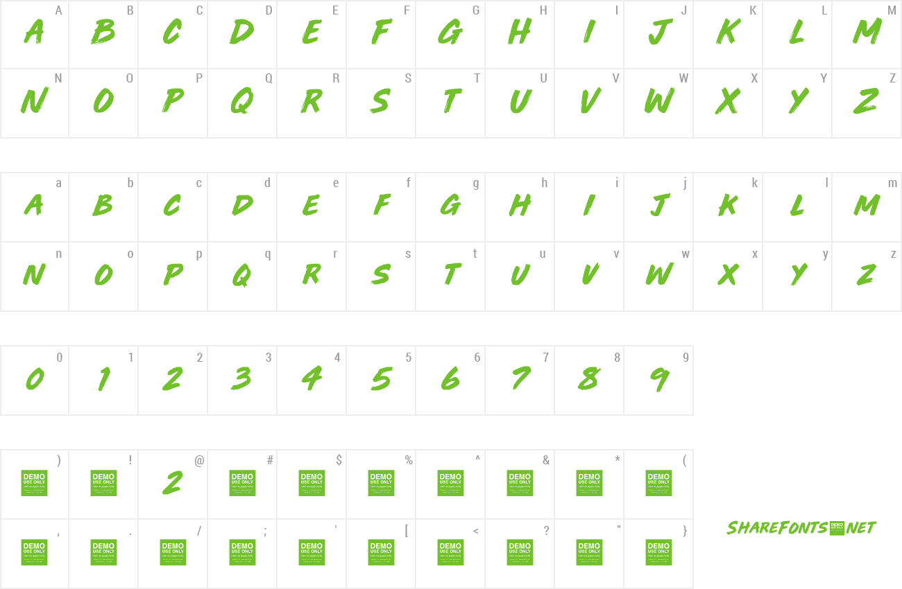 Font Ultra Fresh preview